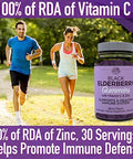 Country Farms Elderberry Gummies With Vitamin C And Zinc Supports Healthy Immune System Rich In Antioxidants Triple Action Immune Blend Berry Flavor 60 Gummies 30 Servings