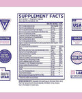 Zhou Nutrition Daily Boost Multivitamin With Probiotic, Zinc, Vitamin C, D3, B Complex For Immune Support, Energy And Digestive Health Vegan, Gluten Free, Soy 60 Servings