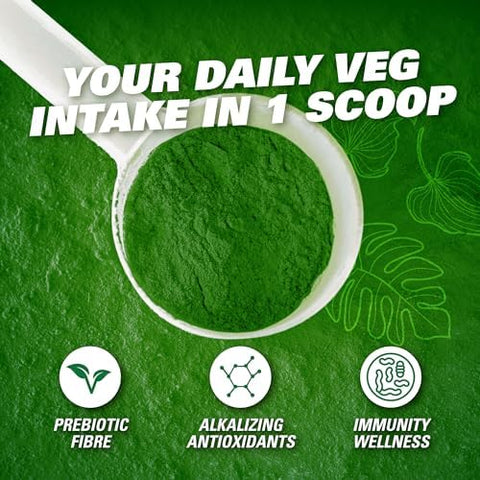 Ehp Labs Oxygreens Super Greens Bundle Spirulina & Chlorella Superfood Green Juice Powder & Greens Supplements With Prebiotic Fibre Antioxidants & Immunity Support 60 Servings