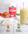 Garden of Life Grass Fed Collagen Beauty - Cranberry Pomegranate 20 Servings Collagen Powder For Women Men Hair Skin Nails Collagen Peptides Powder Collagen Protein Hydrolyzed Collagen Supplement