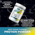 Muscletech Whey Protein Powder Clear Whey Protein Isolate Whey Isolate Protein Powder For Women & Men Clear Protein Drink 22G Of Protein 90 Calories Lemon Berry Blizzard 1.1Lb(19 Servings)