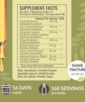 Herbamama Super Immune Mushroom Supplement - Vegan 8-Mushroom Complex Blend With Reishi Lion'S Mane Cordyceps & Chaga Extract - Non-Gmo Alcohol- Sugar- Immunity Drops 56-Day Supply