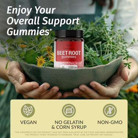Herbamama Ashwagandha And Beet Root Kit - Bundle Of 1500 Mg Ashwagandha Root Capsules & 1500 Mg Beet Root Gummies - Vegan Non-Gmo Gelatin- - 2 Pack