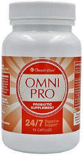 Omnitritions Omni Pro Probiotic Supplement 24/7 Digestive Support 90 Capsules