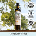 Sky Organics - Organic Extra Virgin Olive Oil, 16.9 fl oz - Cold Pressed & Unfiltered - Bright, Fresh, Authentic Flavor - Sourced from Farmers in Greece - 100% Pure - Kosher - Natural, Vegan, & Soy Free