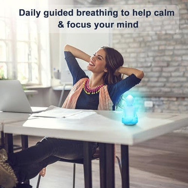 Lalifebuss Mindfulness 'Breathing Yoga' 4-7-8 Guided Visual Meditation Breathing Light Calm Your Mind For Stress & Anxiety Relief/Learn Deep Breathing For Adults Kids Social Emotional Learning