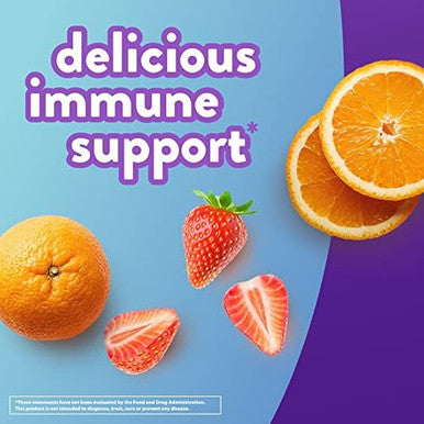 Vitafusion Power Zinc Gummy Vitamins, Strawberry Tangerine Flavored Immune Support (1), 90 Count