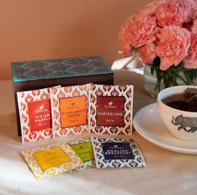 Octavius Assorted Tea Sampler Set (3 Flavors 100 Tea Bags) | Black Tea Sampler Pack | Tea Set Pack of 2