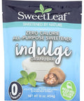 SweetLeaf Indulge Sweetener - Sugar Substitute with Stevia, Monk Fruit, Allulose, & Inulin, Use for Baking, Cooking, or Coffee, Granulated Sugar Alternative, Keto Friendly, Zero Calorie - 16 Oz