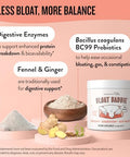 Legendairy Milk Digestive Enzymes For Women Probiotics For Digestive Health Gut Health Supplements Bloating Relief For Women Debloat Gas Relief W/Ginger & Fennel Bloat Baddie 60 Capsules