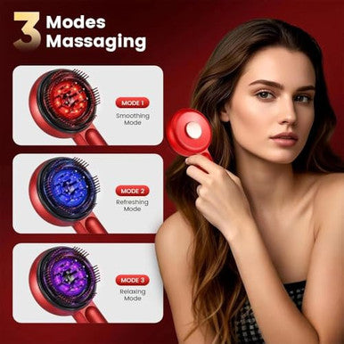 Moonflame 3 In 1 Scalp Massager Hair Growth Hair Oil Applicator Electric Scalp Brush For Deep Cleansing Stimulates Hair Regrowth For Men & Women Waterproof Head Massager For Scalp Care And Relaxation At Home