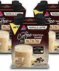 Atkins Iced Coffee Vanilla Latte Protein Shake 15G Protein & Strawberry Protein Shake 15G Protein Low Glycemic 2G Net Carb 1G Sugar Keto Friendly 12 Count