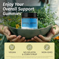 Herbamama Adrenal Complex And Magnesium Kit - Bundle Of Adrenal Support Complex & 400 Mg Magnesium Citrate Gummies - Vegan Non-Gmo Gelatin- - 2 Pack