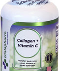 Hydrolyzed Collagen Supplements for Women, Vitamin C - Collagen Pills Support Healthy Skin, Hair, Nails, Bones, Joints, and Immunity, 90 Multi Collagen Peptides Capsules
