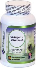 Hydrolyzed Collagen Supplements for Women, Vitamin C - Collagen Pills Support Healthy Skin, Hair, Nails, Bones, Joints, and Immunity, 90 Multi Collagen Peptides Capsules