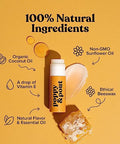 Poppy & Pout Jumbo Lip Balm 2 Pack, All Natural Lip Balms & Moisturizers, Hydrates With Beeswax, Vitamin E, Organic Coconut, Island Coconut & Wild Honey