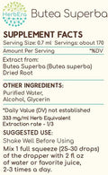 HerbEra Butea Superba Tincture A120 (2pcs) Alcohol Extract, Wildcrafted Butea Superba (Butea Superba) Dried Root (2x4 fl oz)