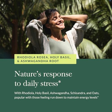 Gaia Herbs Stress Response Supplements Supports Relaxation With Rhodiola Holy Basil Ashwagandha & More 30 Vegan Liquid Phytocapsules (15 Servings)
