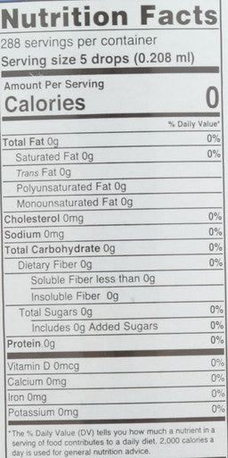 Sweetleaf Sweet Leaf Sweet Drops Sweetener Vanilla Creme - 2 fl oz - All Natural - Zero Calories - Diabetic friendly by