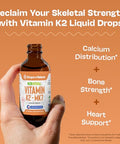Drops Of Nature Vitamin K2 Mk7 Liquid Supplement Pure K2Mk7 Menaquinone-7 (100 Mcg) Vegan Non-Gmo & Fast-Absorbing Daily K2 Vitamin Supplement For Bone Strength & Cardiovascular Support (Mixed Berry 60Ml)