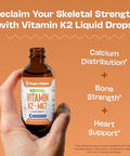 Drops Of Nature Vitamin K2 Mk7 Liquid Supplement Pure K2Mk7 Menaquinone-7 (100 Mcg) Vegan Non-Gmo & Fast-Absorbing Daily K2 Vitamin Supplement For Bone Strength & Cardiovascular Support (Mixed Berry 60Ml)