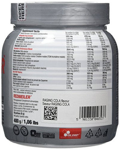 Olimp Sport Nutrition Redweiler 480g Cola