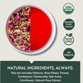 Luxmi Estates Herbal Tea & Green Tea Assortement Pack of 6 | 3 African Rose & 3 Citrus Sky | 25 Tea Bags (50g) Pack | Organic Tea