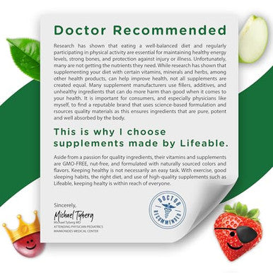 Lifeable Vitamin B Complex For Kids 90 Gummies