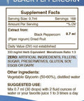 Secrets of the Tribe Black Peppercorn Tincture Alcohol-Free Liquid Extract, Black Peppercorn (Piper nigrum) Dried Fruit (4 FL OZ)
