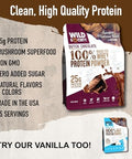 Wild Society - Top Flavor Mulitpack - 100% Grass Fed Whey Protein Powder + Superfood Mushrooms & Adaptogens - 25G Protein Clean Protein Powder 0 Added Sugar Non Gmo Gluten -