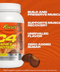 C4 Whey Protein Powder Reese'S Peanut Butter & Chocolate - 25G Protein 0G Added Sugar 140 Calories Per Serving Supports Muscle Recovery 28 Servings Premium Whey For Post-Workout