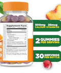 Lifeable Calcium With Vitamin D3 Gummies Calcium 500 Mg D3 1000 Iu Great Tasting Bone Strength Supplements For Bone Health Calcium Gummies For Women Men 60 Gummies
