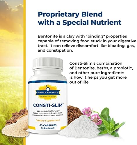 Simple Promise Digestive Wellness Duo Supports Gut Health & Regularity Bellyflush & Consti-Slim For Digestive Comfort And Enzyme Support 30 Days Supply