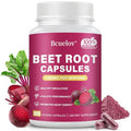 Bcuelov Beet Root Capsules | 1300Mg Pure Beetroot Powder Capsules Supports Blood Pressure Natural Energy & Endurance - 90 Capsules 45 Days Supply