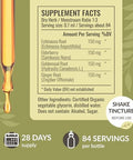 Herbamama Liquid Immune Support Drops - Vegan Ecea Goldenseal Tincture With Ginger Root & Elderberry - Non-Gmo Alcohol & Sugar- Supplement With Immune Support Herbs 28-Day Supply