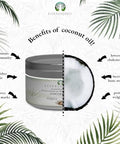 AYURVEDASHREE Cold Pressed Coconut Oil 3.38 fl oz., Cold Pressed Coconut Oil