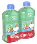 Mr. Clean Liquid All Purpose Multi-Surface Cleaner Meadows And Rain With Febreze Freshness - 45 Ounce Each Bottle (Pack Of 2) (Total 90 Fl Oz)