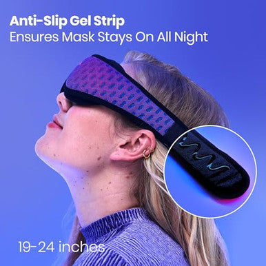 Manta Sleep Manta Pro Sleep Mask - 100% Light Blocking Sleep Mask For Side Sleepers Breathable And Comfortable Spacious & Zero Pressure For Long Lashes Perfect For Sleep/Travel/Nap/Shift Work