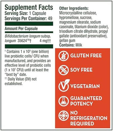 Align Probiotic Supplement Capsule 49 Count (Packaging May Vary)