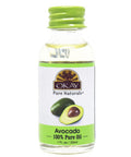 OKAY 100 Pure Avocado Oil For Hair and Skin High in Vitamins A B D and E Locks in Moisture of Silicone Paraben 1 oz