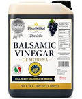 Mariella Premium Aged Balsamic Vinegar of Modena, IGP Certified, 5 liters | (169 fl oz), Product of Italy, Bulk Packaging Refill, Foodservice, Repacking, Restaurants, Home Use