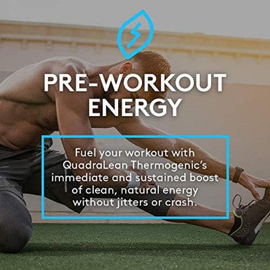 Rsp Nutrition Quadralean Thermogenic Fat Burner For Men & Women, Weight Loss Supplement, Crash-Energy, Metabolism Booster & Appetite Suppressant, Diet Pills, 60 Serv (Packaging May Vary)