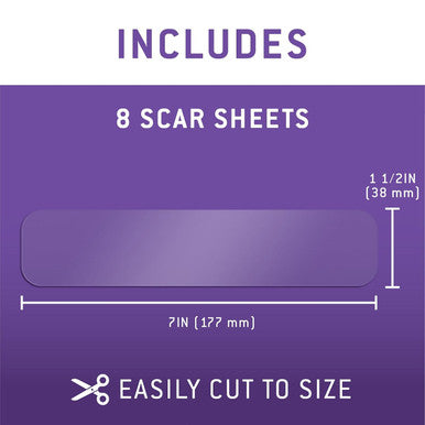 Care Science C Section Recovery Silicone Scar Sheets 1.5In X 7In 8Ct Reuseable Scar Sheets For Reducing The Appearance Of C-Section, Keloid, And Acne Scars