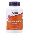 NOW Foods Niacinamide 500mg Vitamin B-3 Capsules, 100 Count (3 Pack)