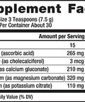 Natural Vitality CALM Magnesium Supplement Drink Mix Plus Calcium AntiStress Drink Mix Powder With Calcium Vegetarian and NonGMO Raspberry Lemon 8 oz