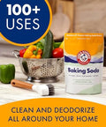 ARM & HAMMER Baking Soda Made in USA, Ideal for Baking, Pure & Natural, 2.7lb Bag