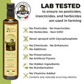 Papa Vince Olive Oil Extra Virgin - First Cold Press Family Harvest 2024/25, Polyphenol Rich, Subtle Peppery Finish, Unrefined, High in Monounsaturated Fat, No Pesticides, No GMO, Sicily, Italy