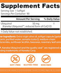 Doctor'S Best Kaneka Ubiquinol 50 Mg Supplement For Men & Women - Reduced Form Coq10 Coenzyme Q10 50Mg For Antioxidant & Heart Health Support Non Gmo Gluten Free Soy Free 90 Softgels