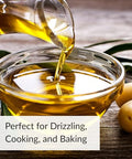 DeLallo Extra Virgin Olive Oil, Made in Italy, Bulk Size Container, Made with Cold Pressed Olives, Non-GMO, Kosher, Vegan, All Natural, 3 Liter Can