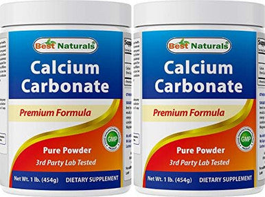 Best Naturals Calcium Carbonate Powder 1 Pound Food Grade (16 Oz (Pack Of 1))